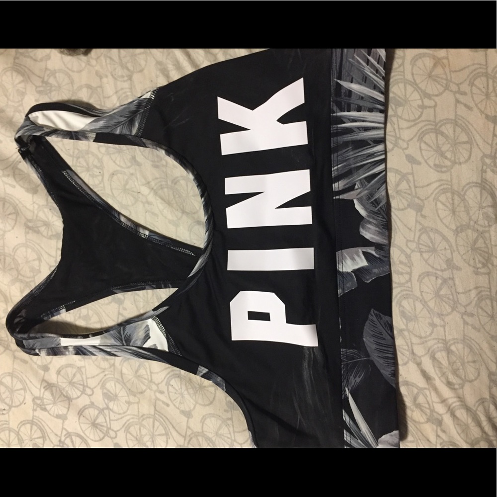 Pink victoria secret sports bra new